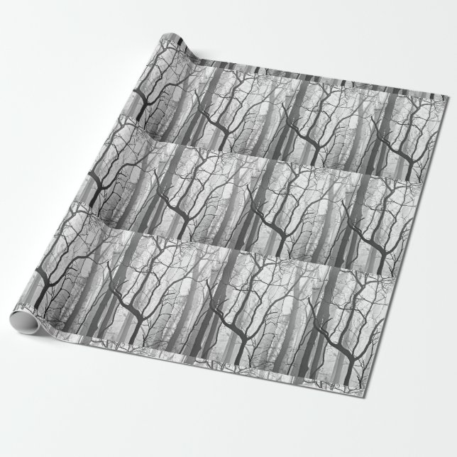 Baumnebel-Naturfotografie Geschenkpapier (Ungerollt)