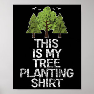 Baumpflanze Arbor Day Earth Day Atoll Poster