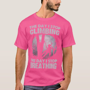 Baumpfleger Baumbeschneider Holzfäller Männer Stop T-Shirt