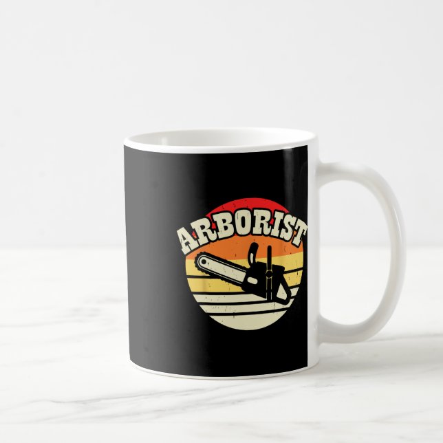 Baumpfleger Holzfäller Baumkletterer Cutter Trim Kaffeetasse (Rechts)