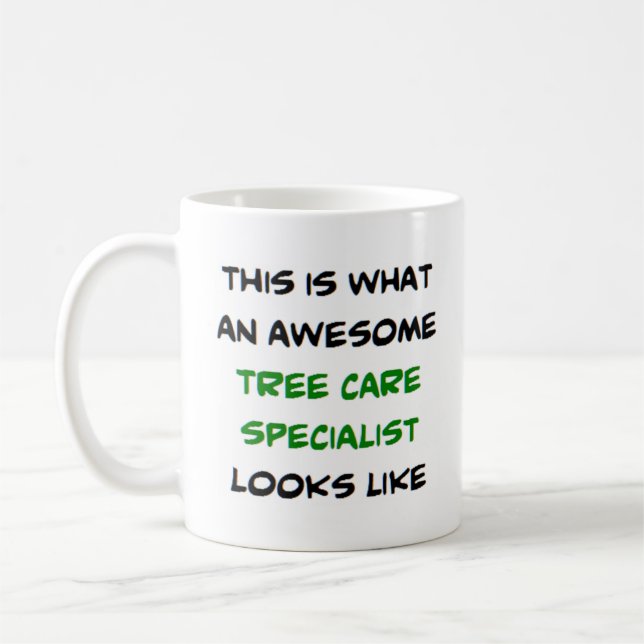 Baumpfleger, phantastisch kaffeetasse (Links)