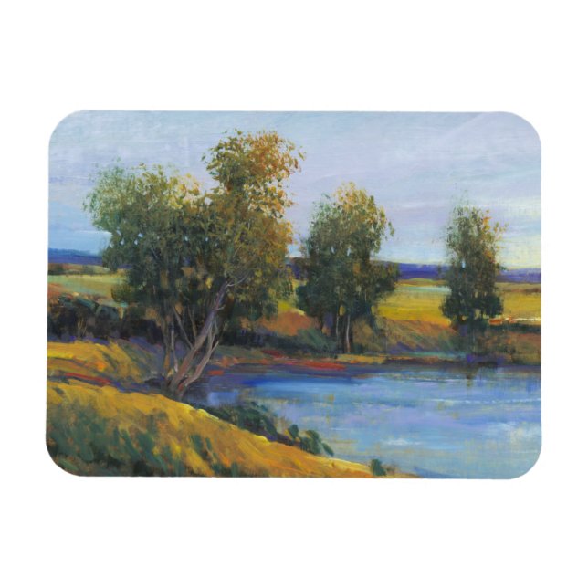 Baumreflektion II Magnet (Horizontal)