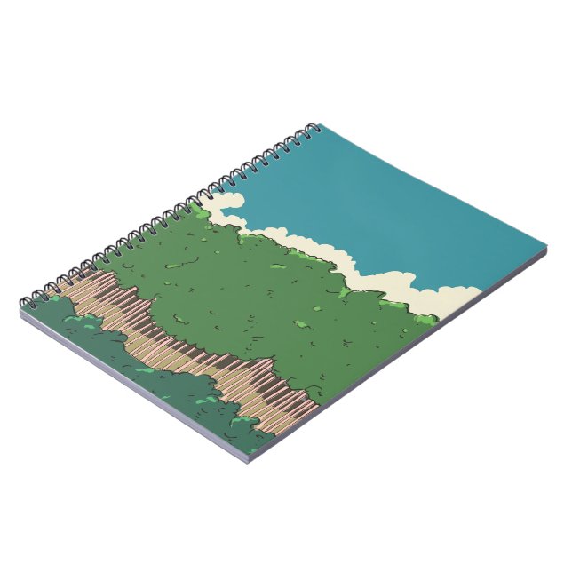 Baumreihe Notizblock (Linke Seite)