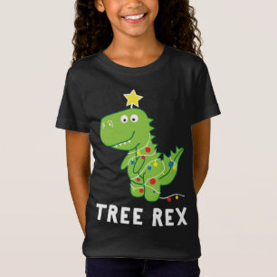 Baumrex. Animal Pun Funny Dinosaur Christmas Paja T-Shirt