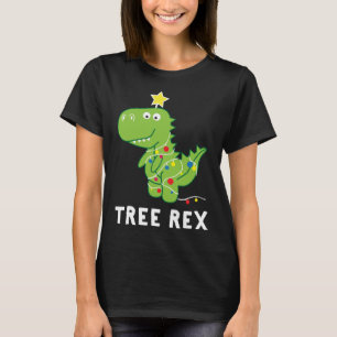 Baumrex. Animal Pun Funny Dinosaur Christmas Paja T-Shirt