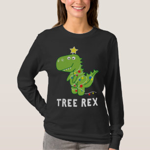 Baumrex. Animal Pun Funny Dinosaur Christmas Paja T-Shirt