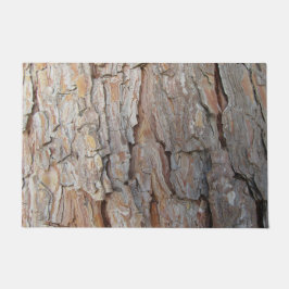 Baumrinde Herbstmuster Fußmatte