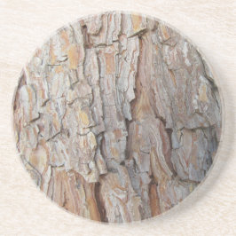 Baumrinde Herbstmuster Getränkeuntersetzer