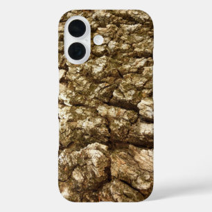 Baumrinde II Naturtexturierte Konstruktion iPhone 16 Hülle