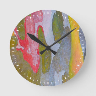 Baumrinde, Italien Runde Wanduhr