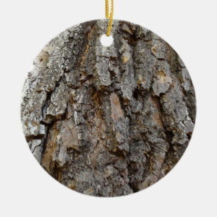 Baumrinde IV Abstrakte Natur Keramik Ornament