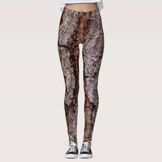 Baumrinde Leggings (Vorderseite)