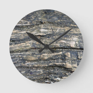 Baumrinde Runde Wanduhr