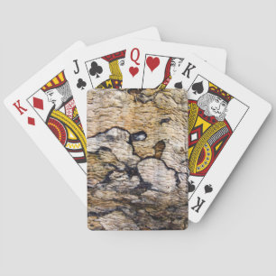 Baumrinde Spielkarten
