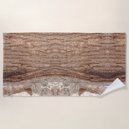 Baumrinde Strandtuch