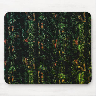 Baumrinde unter grünem Hammerglas Mousepad