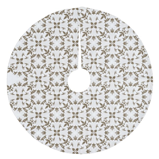 Baumrock Fleece Weihnachtsbaumdecke (Vorderseite)