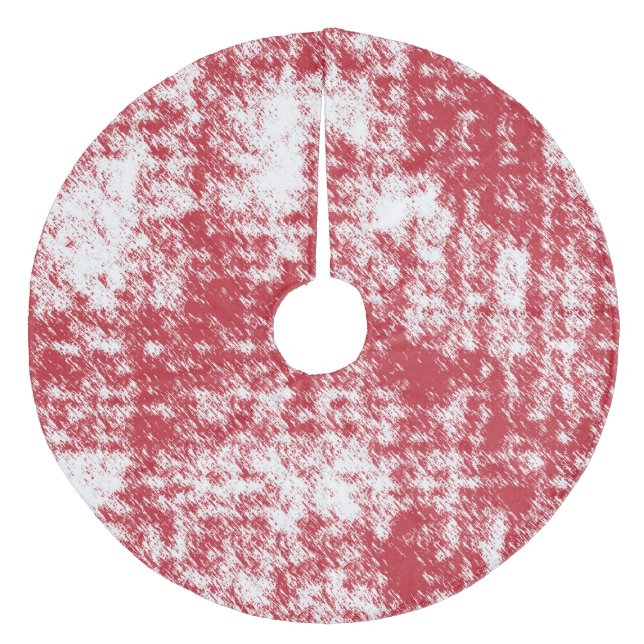 Baumrock Fleece Weihnachtsbaumdecke (Vorderseite)