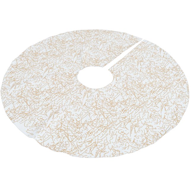 Baumrock Polyester Weihnachtsbaumdecke (Schrägansicht)