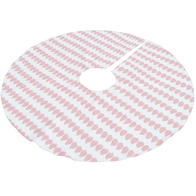 Baumrock Polyester Weihnachtsbaumdecke (Schrägansicht)