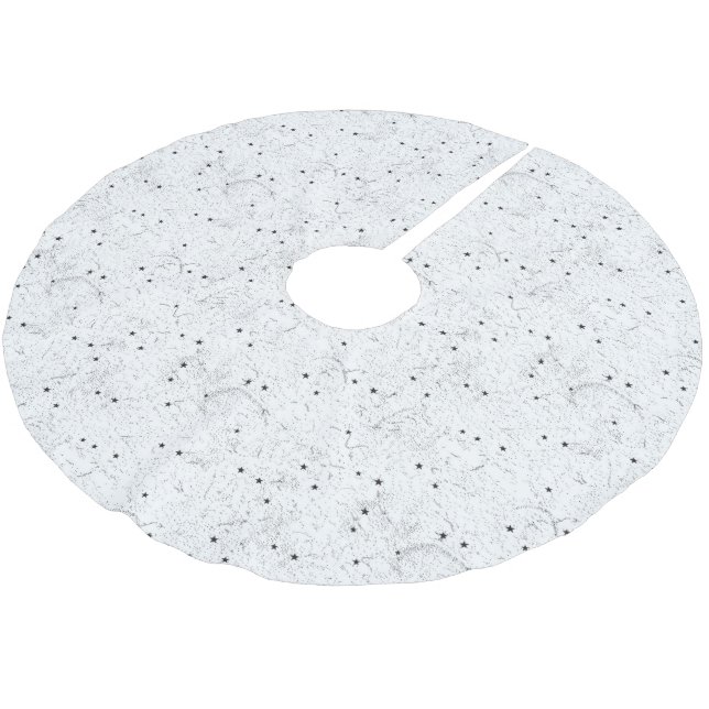 Baumrock Polyester Weihnachtsbaumdecke (Schrägansicht)