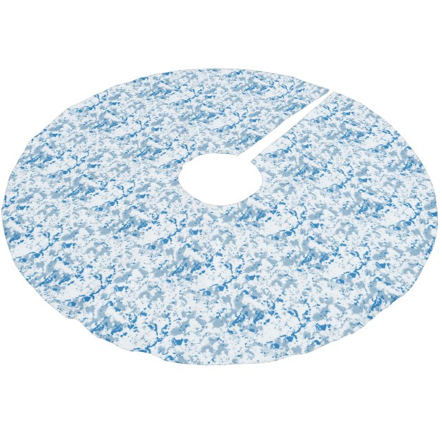 Baumrock Polyester Weihnachtsbaumdecke (Schrägansicht)