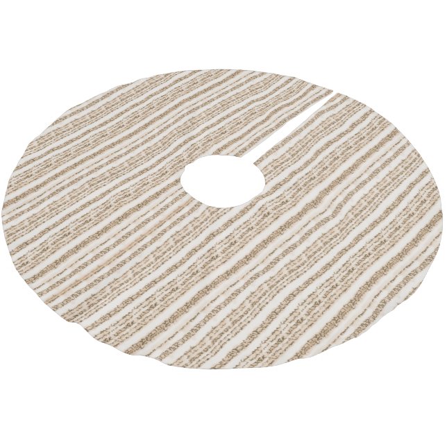 Baumrock Polyester Weihnachtsbaumdecke (Schrägansicht)
