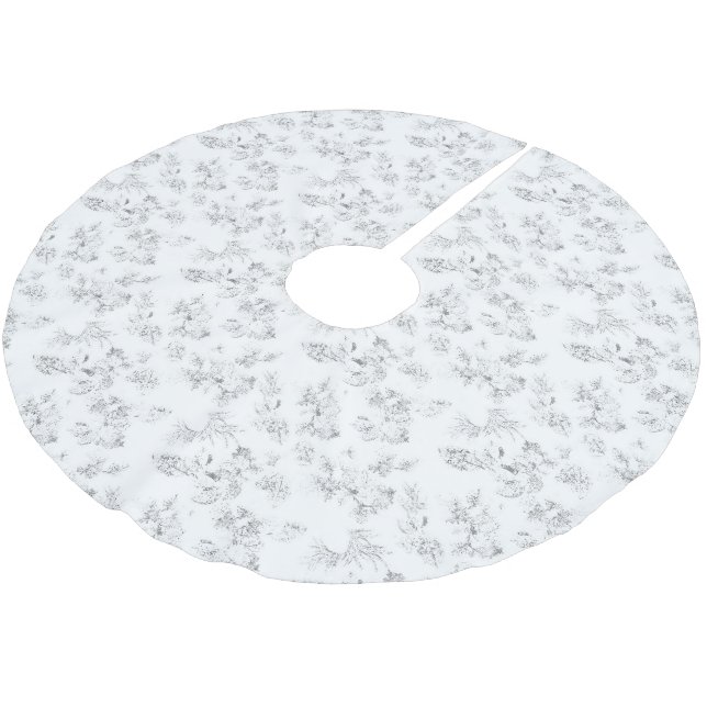 Baumrock Polyester Weihnachtsbaumdecke (Schrägansicht)