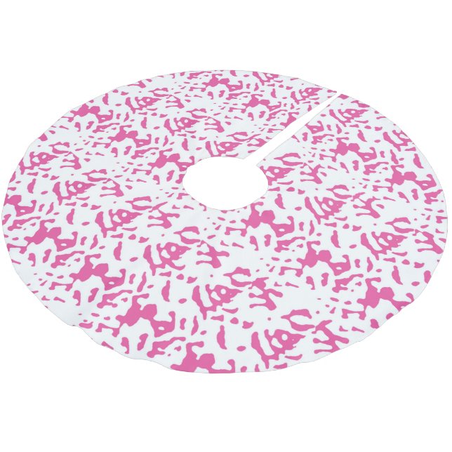 Baumrock Polyester Weihnachtsbaumdecke (Schrägansicht)