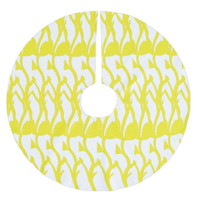 Baumrock Polyester Weihnachtsbaumdecke (Vorderseite)