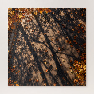 Baumschatten-Gitter-Pflaster-Fotografie