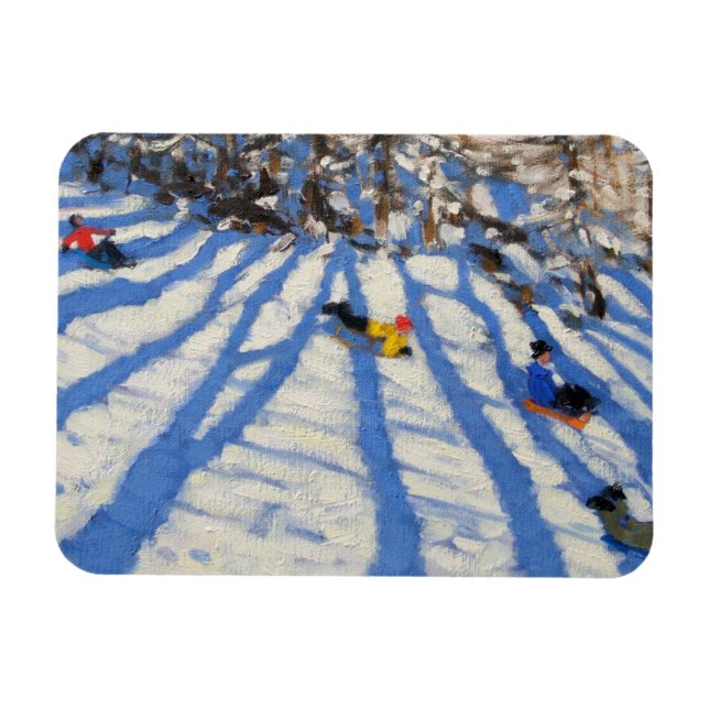 Baumschatten Morzine Magnet (Horizontal)