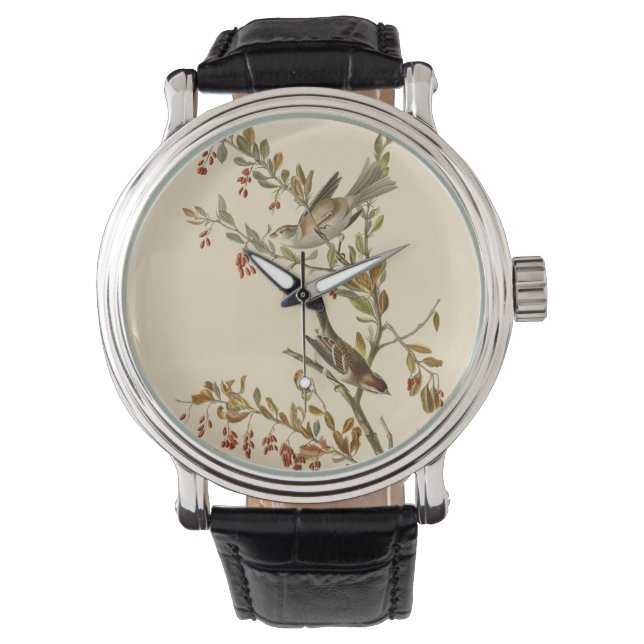 Baumsparrow Armbanduhr (Vorderseite)