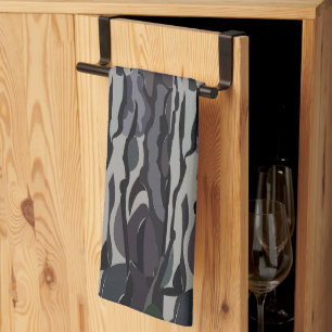 Baumstamm-Hintergrundmuster Geschirrtuch