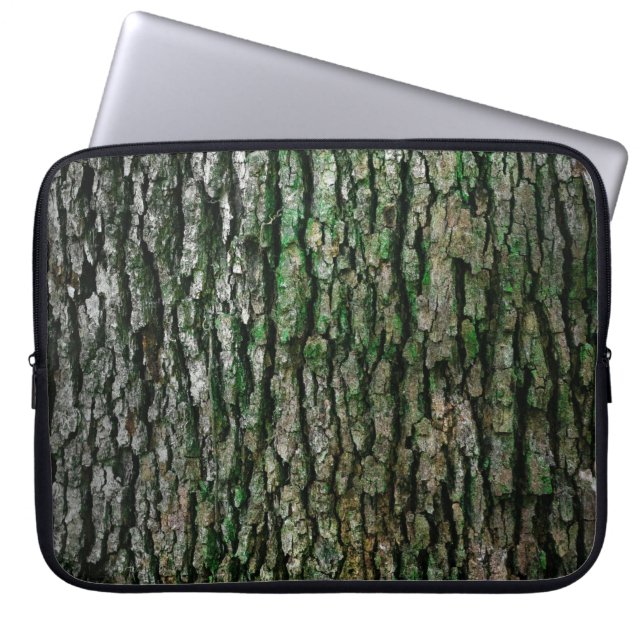 Baumstamm (Holzbrücke) Laptopschutzhülle (Vorderseite)