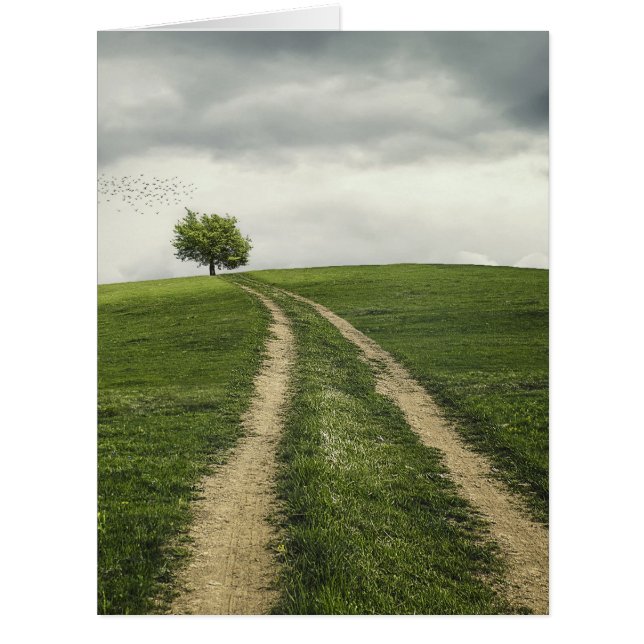 Baumstraße Landschaft (Vorderseite)