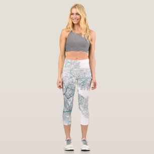Baumstruktur Karte 3 Capri Leggings