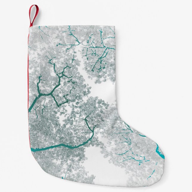 Baumstruktur Karte 3 Kleiner Weihnachtsstrumpf (Vorderseite)