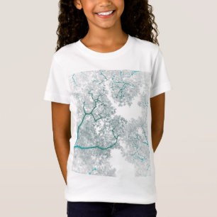 Baumstruktur Karte 3 T-Shirt