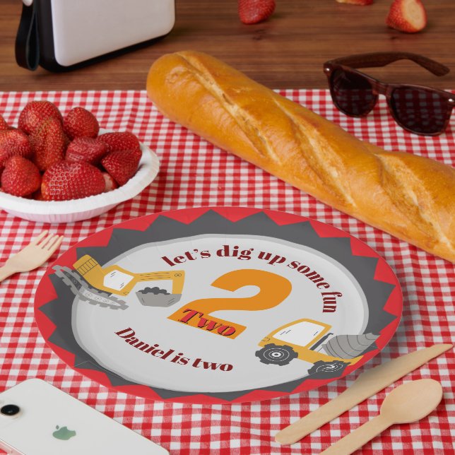 Baumüllkipper Pappteller (Picknick)