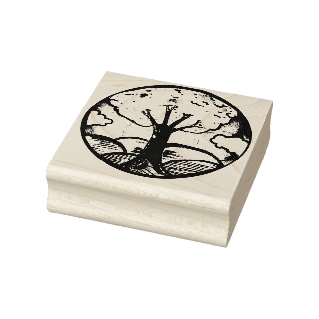 Baumumarmer Kunst Gummistempel (Stempel)