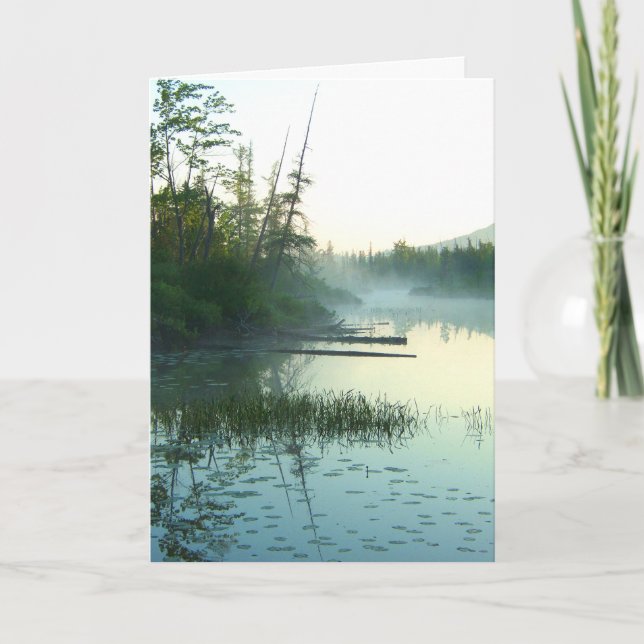 Baumwassermarsche Landschaft Karte (Vorderseite)