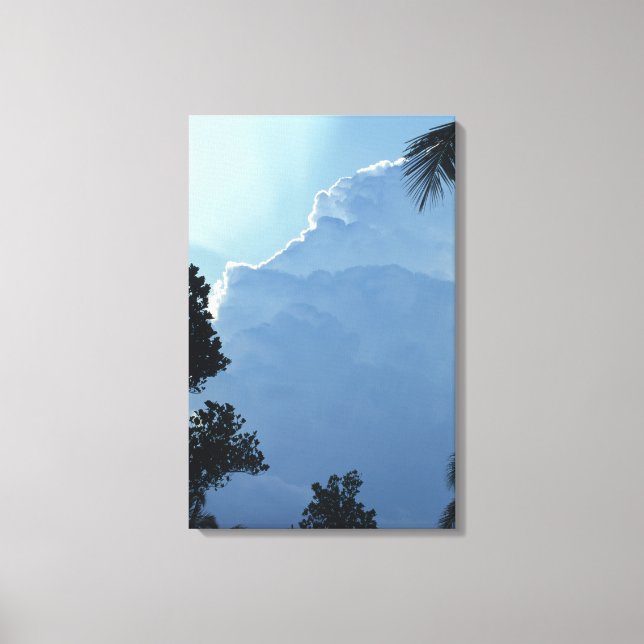 Baumwolken Leinwanddruck (Vorderseite)