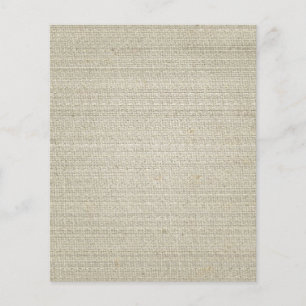 Baumwoll-Leinen-Hintergrund Flyer