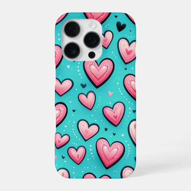 Baumwoll-Liebe iPhone 16 Pro Hülle (Rückseite)