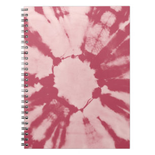 Baumwoll-Stoff-Tie-Dye-Muster abstrakter Hintergru Notizblock