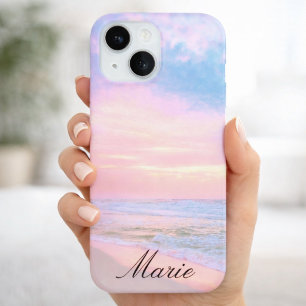 Baumwoll Zucker Florida Strand Sonnenaufgang Name  iPhone 16 Hülle