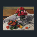 Baumwolle - Blume und Erdbeeren Postkarte<br><div class="desc">Felix Vallotton Malerei,  Blume und Erdbeeren,  Postkarte.</div>