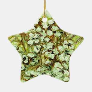 Baumwolle eine Lebensart Keramik Ornament