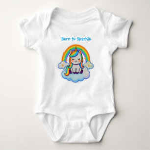 Baumwolle Magische Vibes - Einhorn Baby T-Shirt Strampler